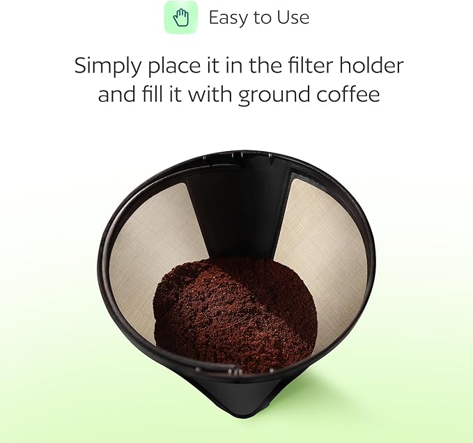 2-Pack #4 Reusable Permanent Cone Coffee Filters - Compatible with Cuisinart 10–14 Cup Brewers (DCC-3200, DCC-1200, DCC-3400) & Ninja Coffee Makers - Stainless Steel Mesh, Dishwasher-Safe by GoodCups