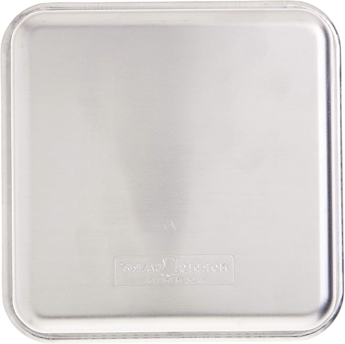 Nordic Ware - 47500 Nordic Ware Naturals Aluminum Commercial 8" x 8" Square Cake Pan, 8 by 8 inches, Silver