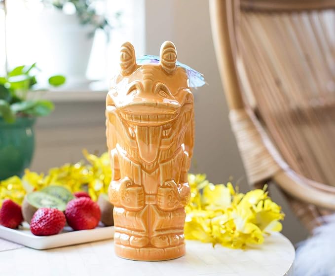 Geeki Tikis Star Wars Jar Jar Binks Ceramic Mug | Themed Tiki Mug | 18 Ounces
