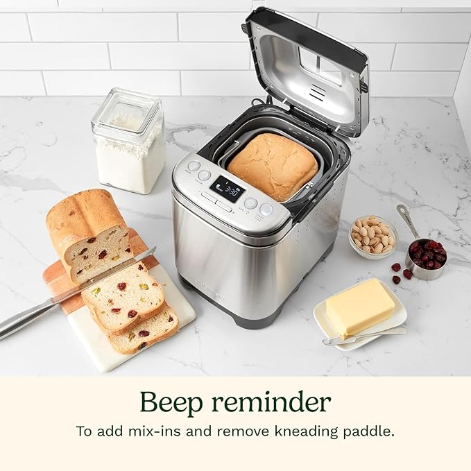 Cuisinart CBK-110C Compact Automatic Bread Maker, Stainless Steel