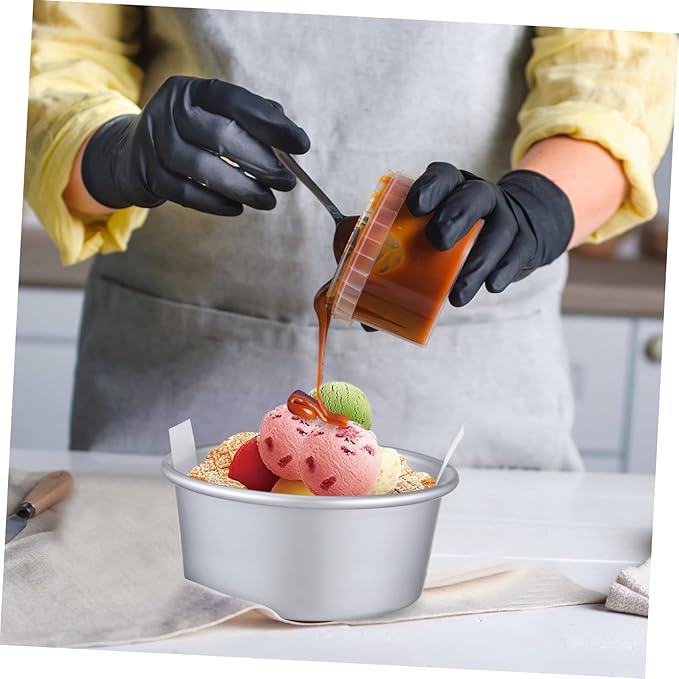 1set Round Cake Detachable Bottom Baking Liners for Baking Cakes Restaurants Bakeries Non-stick for