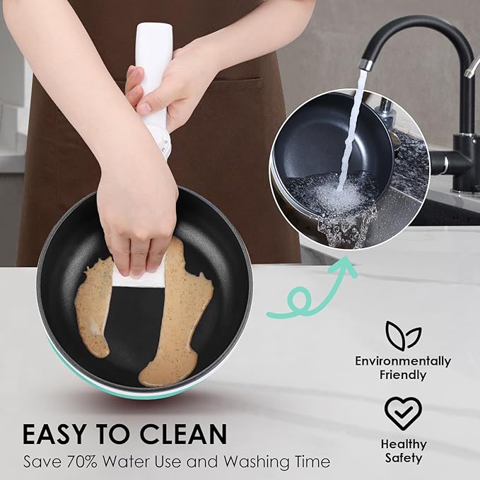 Audecook Hot Pot Electric, 1.7L Mini Electric Skillet Portable Nonstick Sauté Pan with Power Adjustment, Ramen Cooker Travel Multicooker for Steak/Soup/Egg/Oatmeal/Noodles
