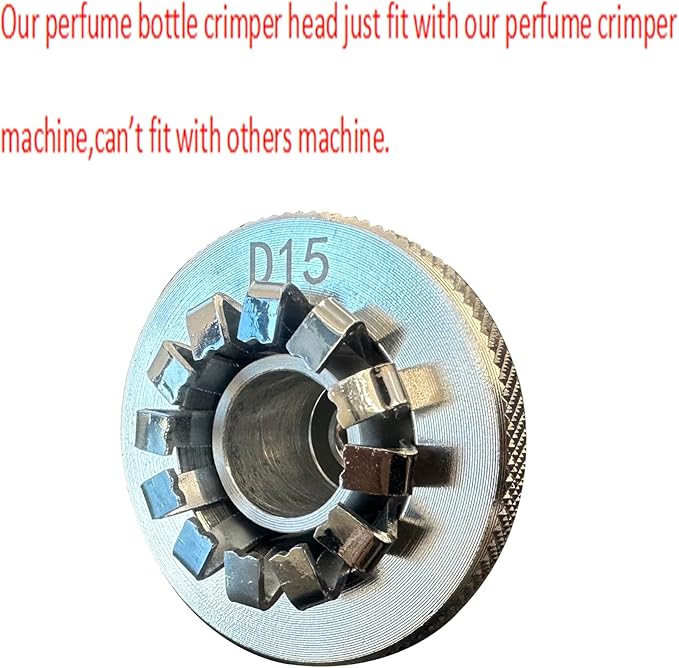 perfume crimper 15mm head(just fit with our machine)