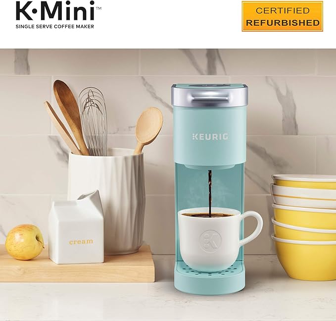 Keurig K-Mini Coffee Maker, Certified Refurbished, Oasis (Renewed)