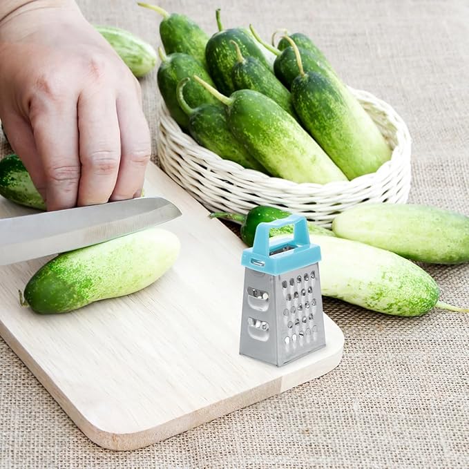 PRETYZOOM 30pcs Mini Grater Multifunctional Grater Box for Cheese Garlic and Vegetables Compact Design Non- Handle Easy to Clean Versatile Kitchen Tool for Shredding and Slicing
