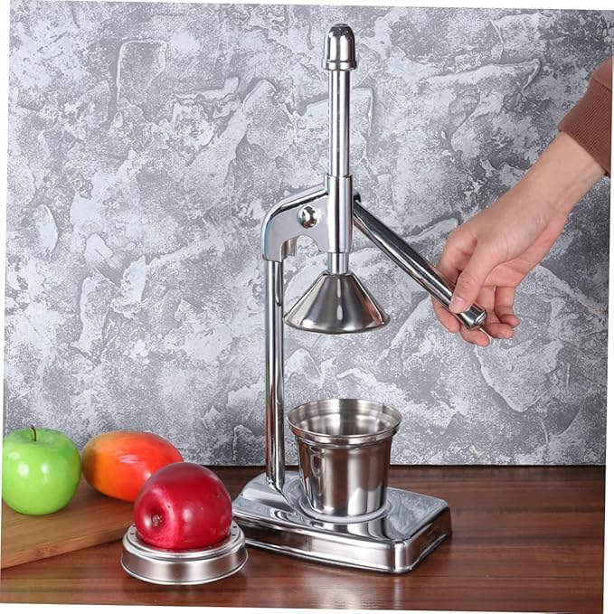 Manual Juicer Cold Press Fruit Vegetable Extractor Portable Juicer Machine Lemon Squeezer No Electricity Required for Citrus Lemon