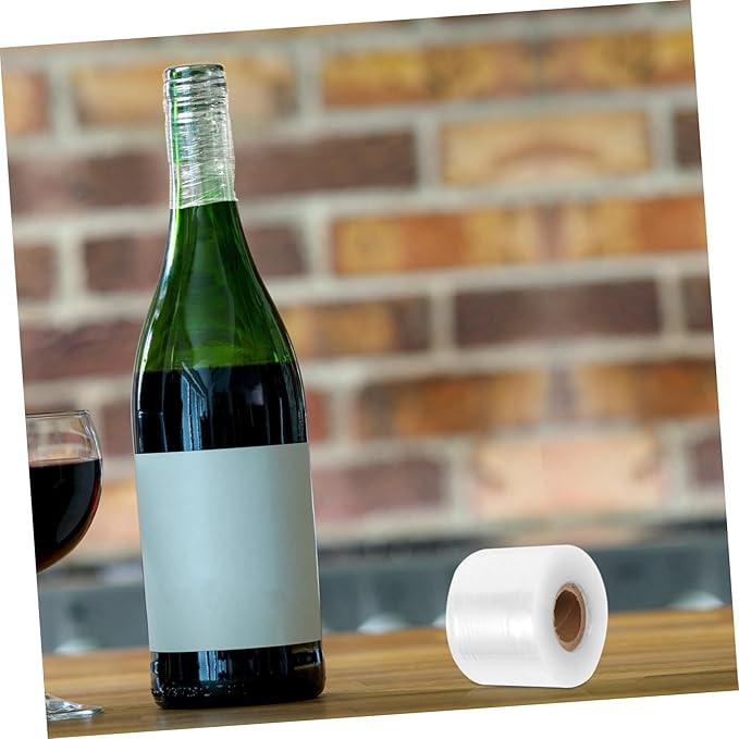GALPADA 1roll Seal Films for Wine Bottles Freshness Wine Bottle Neck Wrapping Film