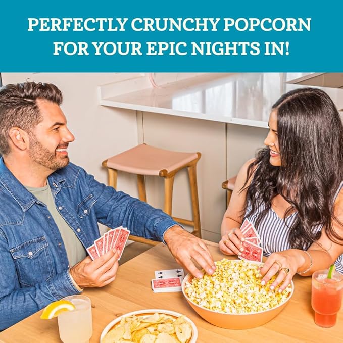 Franklin’s Gourmet Popcorn Organic Popcorn Kernels for Popping - 28oz Tub - Made in USA, Non-GMO & All-Natural - Old Fashioned Unpopped Popcorn Kernels for Popcorn Machine