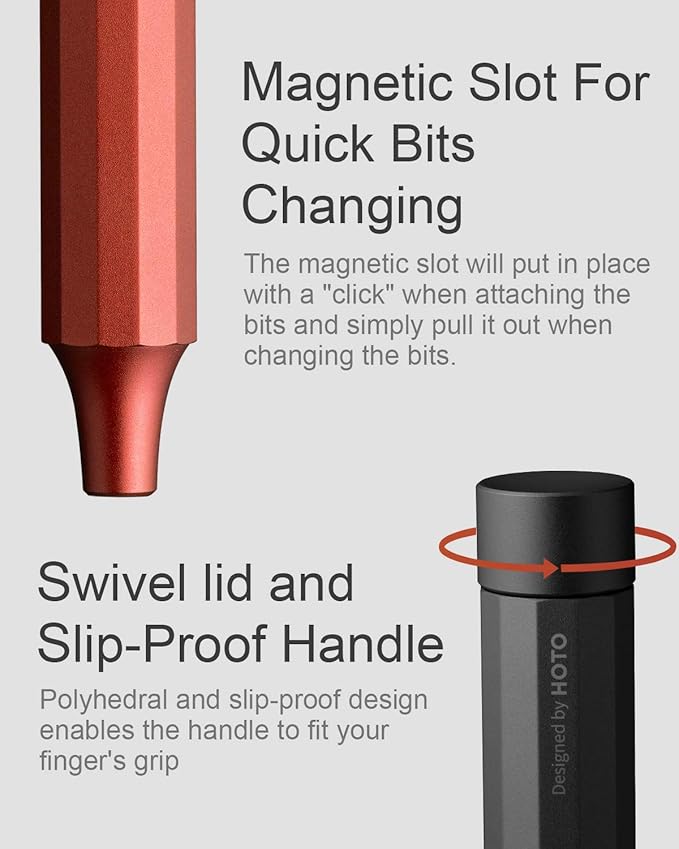HOTO Battery Operated Wine Bottle Opener Bundle with Precision Screwdriver Sets