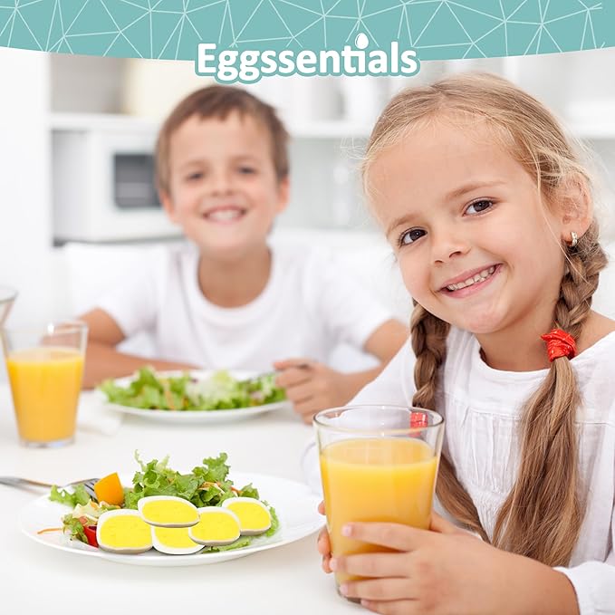 Eggssentials Square Egg Press - Egg Shaper - Cuber for Hard Boiled Eggs - 15 Minutes to Perfect Cubes