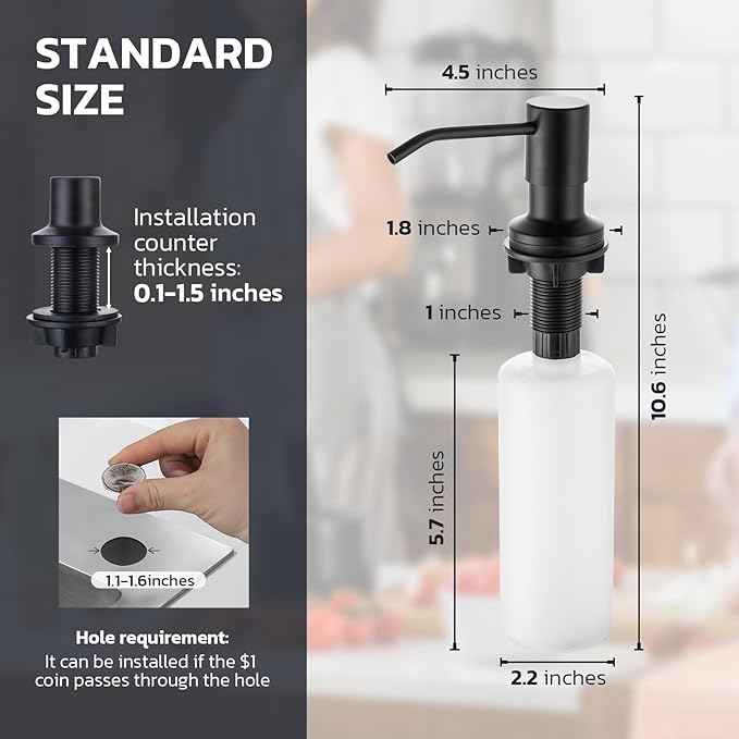 WEWE Black Kitchen Faucet with Soap Dispenser, Kitchen Sink Faucet with Pull Down Sprayer Stainless Steel Single Handle High Arc Pull Out Matte Black Faucet for Bar Laundry RV Utility