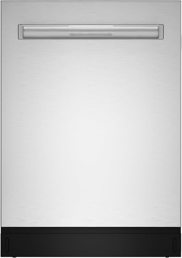 Sharp SDW6726MS 24-inch Stainless Steel Dishwasher, 47 dB Library Quiet, Third Rack, Power Wash Sprayer, 12 Place Settings,