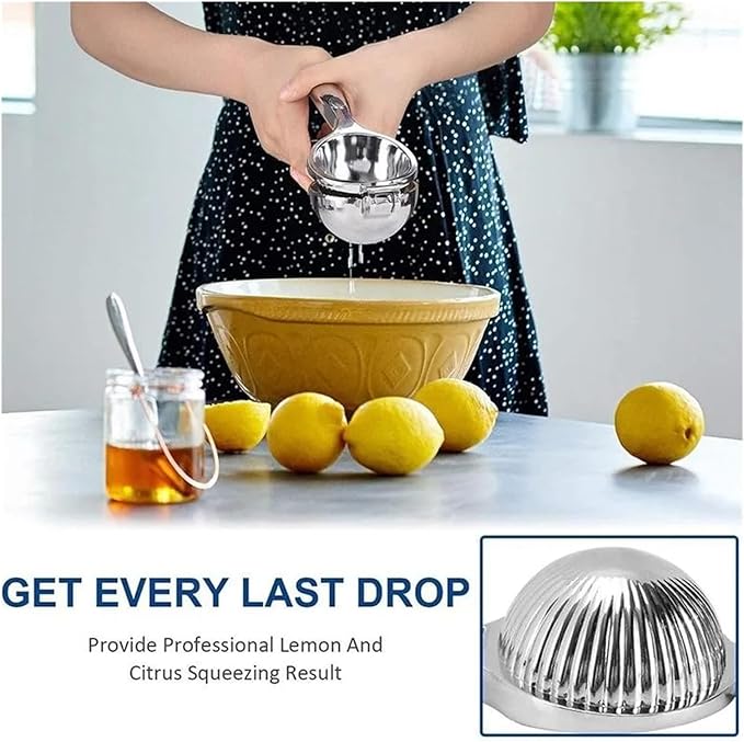 Manual Juicer Hand Press Lemon Squeezer Manual Citrus Juicer Hand Orange Fruit Press Machine Stainless Steel Kitchen Accessories