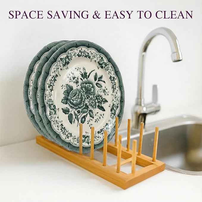 TUDOR ROYAL 12-Piece Porcelain Round Dinnerware Set, Service for 4, VICTORIA Green Design, Blue Floral, Plates Bowls Dishes, Premium Quality Tableware, Unique Pattern, Glossy
