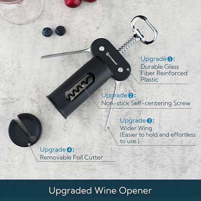 Wine Aerator Pourer and Wing Corkscrew Wine Bottle Opener