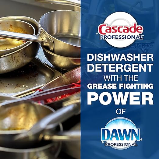 Cascade Professional Automatic Dishwasher Detergent Powder, Fresh Scent, 75 oz Box, 7/Carton