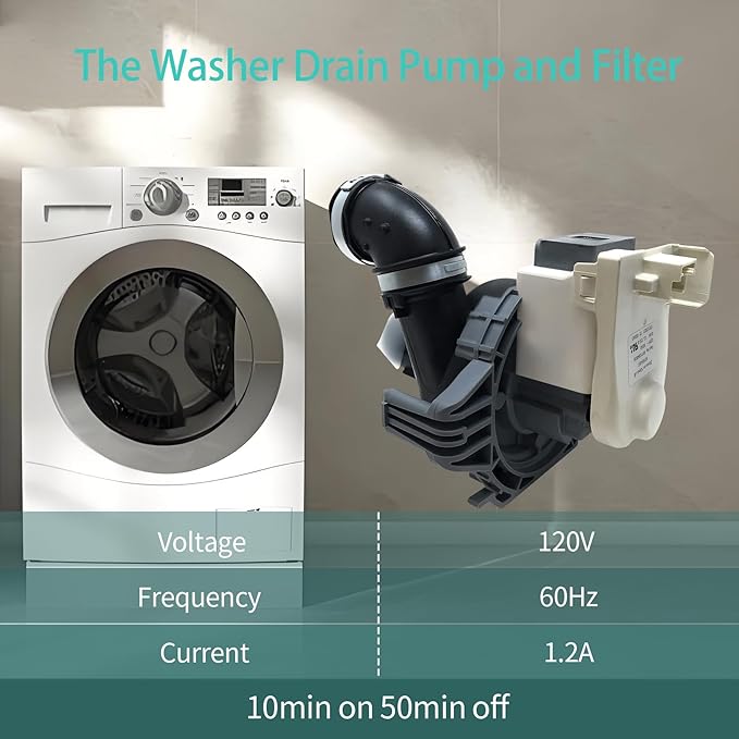 WDT970SAHZ0 WDT710PAHZ1 WDT750SAHZ0 WDT730PAHZ0 Dishwasher Circulation Pump Fit for Whirlpool WDT730PAHV0 WDT970SAHV0 WDTA50SAHZ0 WDTA50SAHB0 WDTA50SAHM0 WDTA50SAHV0 WDTA50SAHW0 WDT750SAHB0