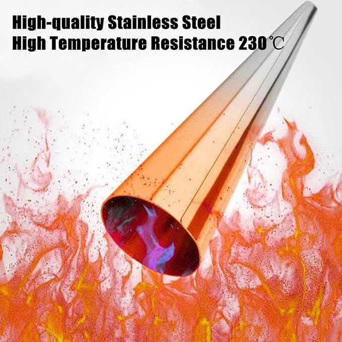 30 PCS Non-Stick Stainless Steel Cream Horn Molds - Large, 5" Big Size for DIY Cooking Danish Pastry, Lady Lock, Croissant, Ice Cream Egg Roll