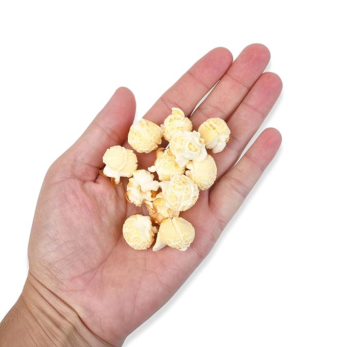 Princeton Popcorn Mushroom Hulless Popcorn Kernels – Easy-Eating, Ball Shaped Tender Popping Corn, Non-GMO Popcorn Kernels, No Hulls, Farmer Direct, Microwave Air Popper or Stovetop Bulk Bag 8lbs