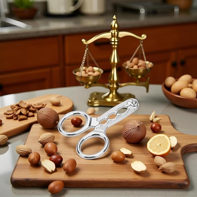 Nutcrackers for Nuts, Stainless Steel Nuts Pistachio Sheller Opener Kitchen Tools, Nutcracker Multi-Function Walnut Pine Sheller Opener Nut Crackers, Specialty Tools and Gadgets