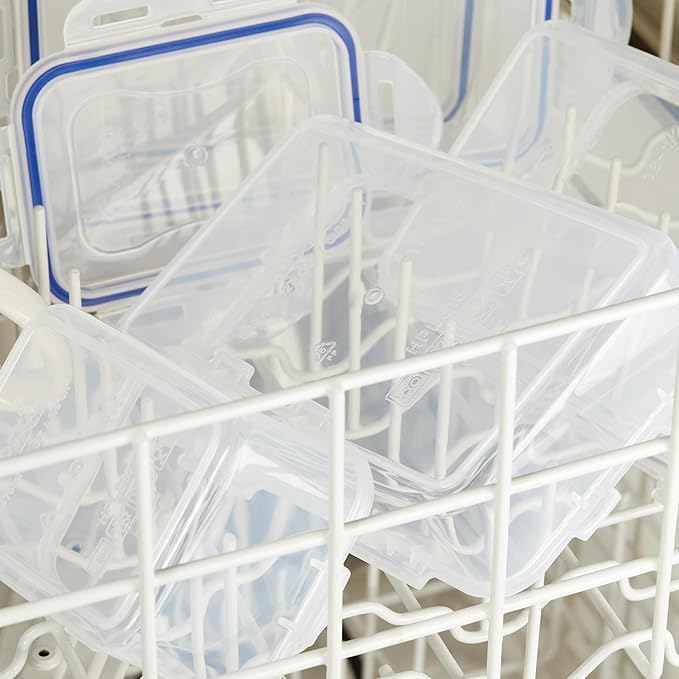 LocknLock Storage Food Storage Container Set, 10-Piece, Clear