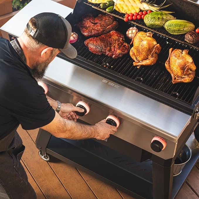 recteq X-Fire Pro Pellet Smoker Grill, Wi-Fi-Enabled Electric Pellet Grills, Outdoor Grills & Smokers, BBQ Grill, 825 Sq. in. Cooking Space, X-Fire Pro + Grilling Essentials