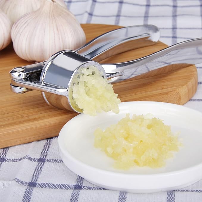 Garlic Crusher Manual Garlic Mincer Multi-Function Garlic Press Essential Kitchen Tool for Home Cooking