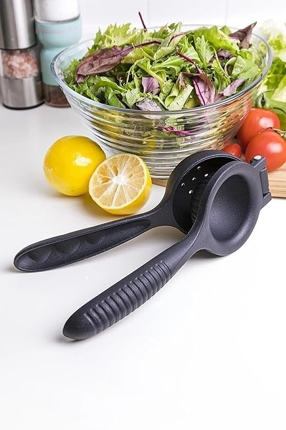 Citrus Juicer Manual Orange Squeezer Heavy Duty Cast Iron Lemon Press for Juice, Easy to easy to wipe, Solid Metal Reamer