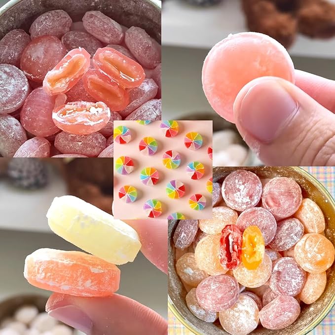 2PCS Round Silicone Candy Molds Mint Column Mold For Hard Candy Gummy Caramels