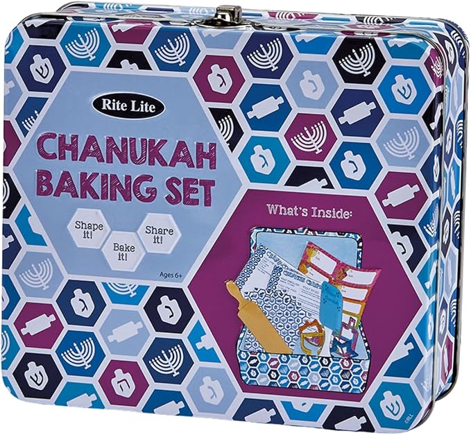 Rite Lite Chanukah Baking Set in Collectible Tin Hannukah