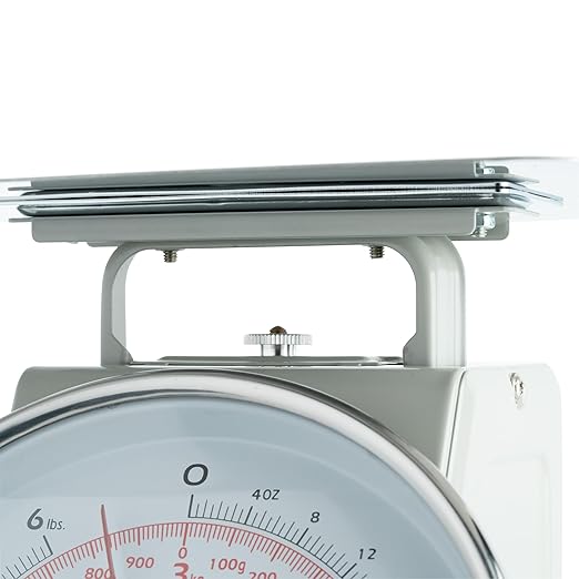 Winco Analog Receiving Scale with Dial, 6.5"