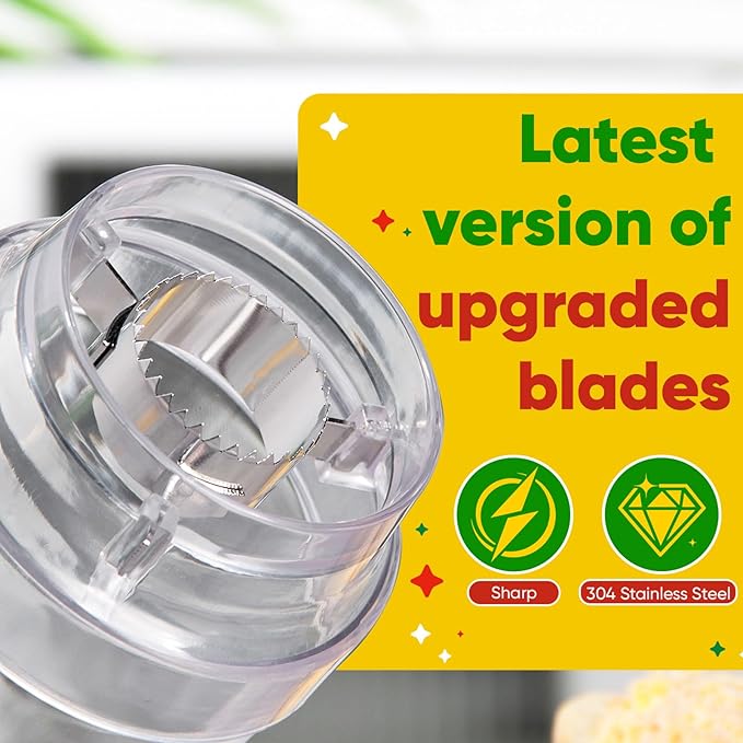 Newness Corn Peeler & Stripper for Corn on the Cob, Safe Blade Hidden Inside, Oversized No-Mess Cup, Serrated Blade for Easy Kernel Removal – Prep Corn in Seconds