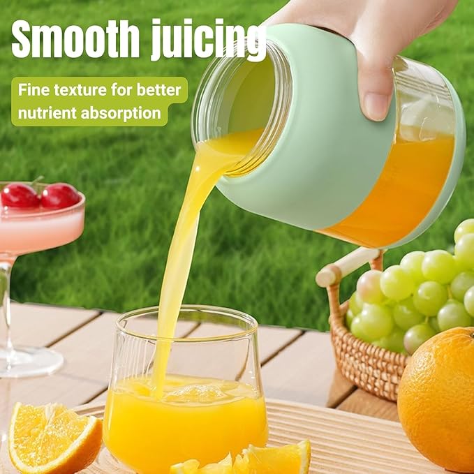Blender Mini Japan, BPA-Free Electric Citrus Juicer 17 oz, With Straw And Two Lids, Portable Personal Blender for Smoothies, Shakes, Food Prep & Frozen Blendin (1PCS)