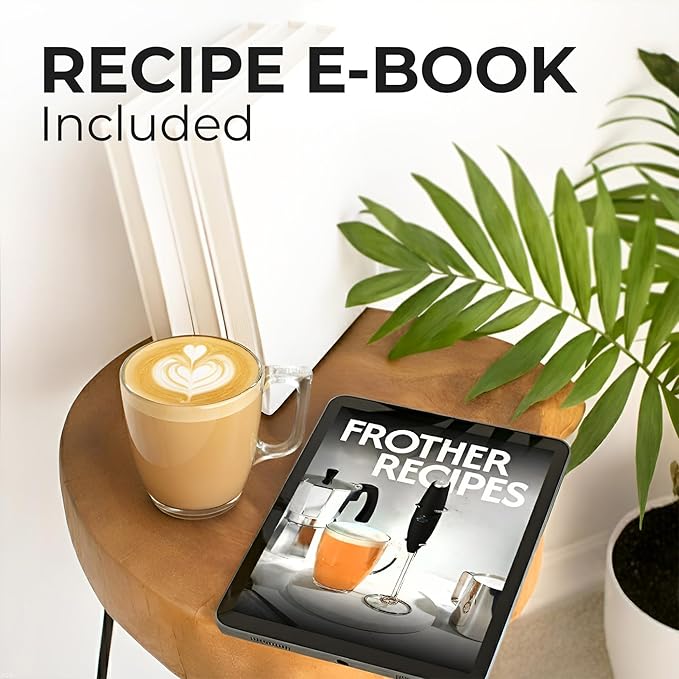 Zulay Kitchen Rechargeable Milk Frother - Dynamic - 3 Speeds, 3 Whisk Attachments, 500 mAh USB Charging, Drink Mixer For Latte, Cappuccino, Matcha, Protein Powder, Coffee Foam - Black Copper