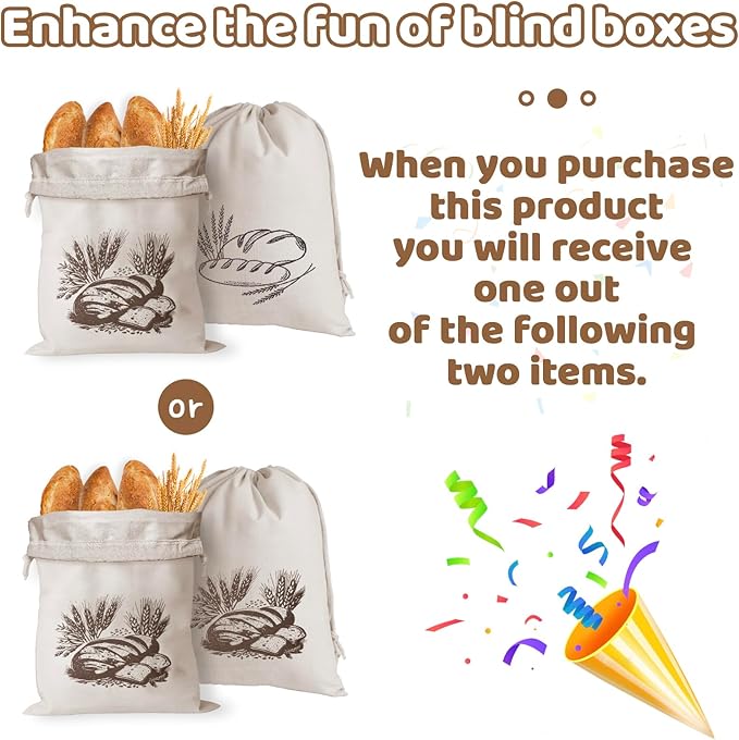 Reusable Bread Bags with TPU Liner -Linen Bread Bag for Sourdough & Homemade Cloth Bread Bags Keeps Fresh Longer 2 Pack
