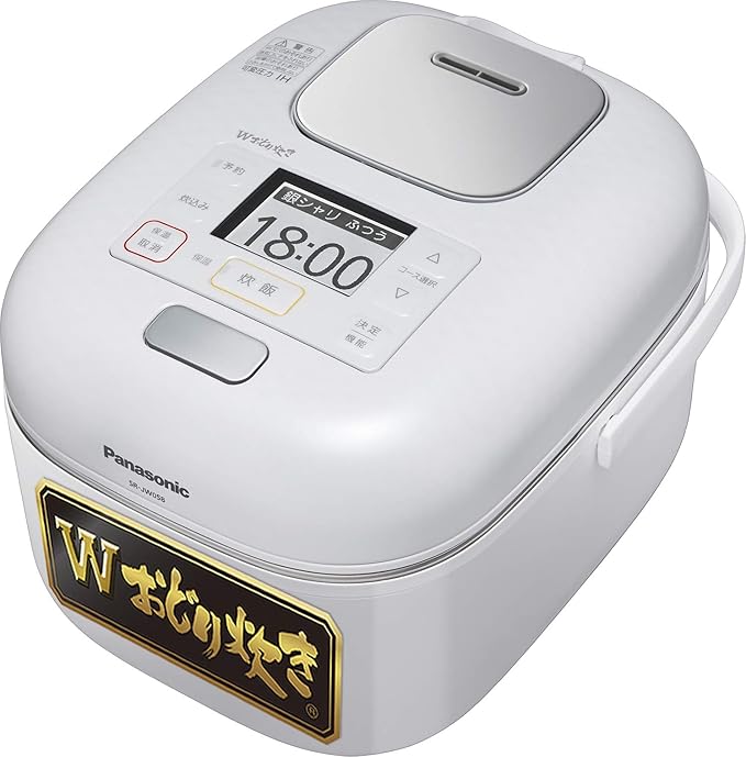 Panasonic Variable Pressure IH Jar Rice Cooker"W ODORIDAKI" SR-JW058-W (Rich White)【Japan Domestic Genuine Products】【Ships from Japan】