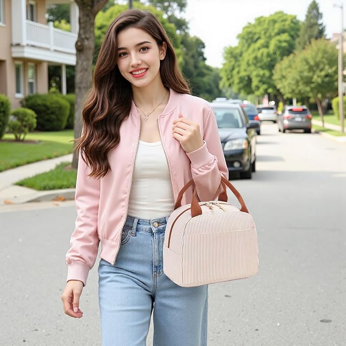 Bluboon Lunch Box for Women Cute Lunch Bag Reusable Insulated Lunch Bags Large Capacity Lunchbox Cooler for Work Picnic or Travel