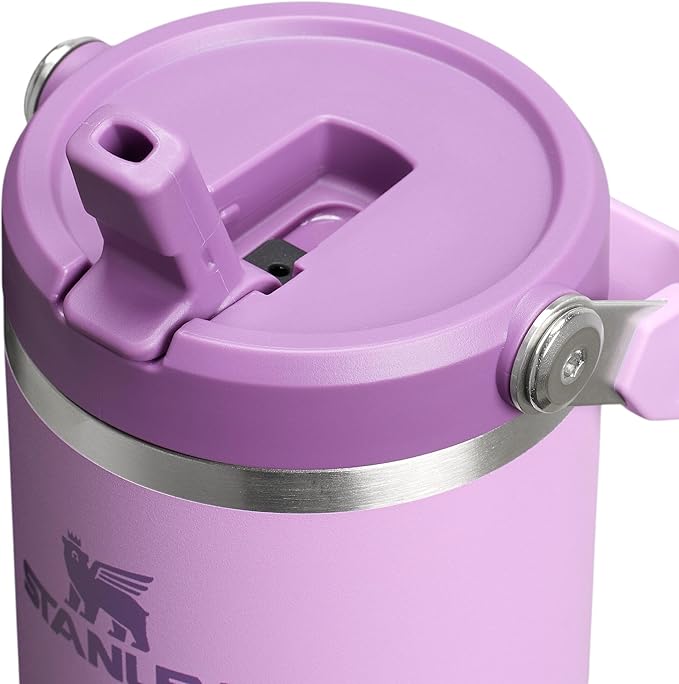 Stanley IceFlow 2.0 Flip Straw Tumbler with Handle 30 oz | Twist On Lid and Flip Up Straw | Leak Resistant Water Bottle | Insulated Stainless Steel | BPA-Free | Lilac