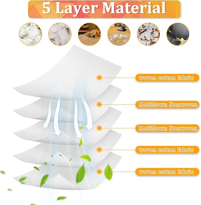 204814 Micron Magic HEPA Filter Plus Vacuum Bags for Kirby Avalir, Avalir 2, Sentria, Sentria II, Ultimate G, F-Style & Twist-Style Vacuums 204811 205814 205811 (8 Bags + 2 Belts)