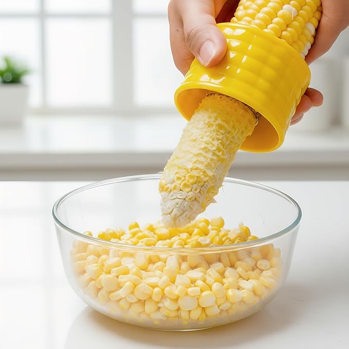 Corn Stripper, Durable Corn Peeler, Easy-Grip Handle for Effortless Use, Easy Cleaning, Versatile Corn Plane for Fresh/Sweet Corn for Kitchen,Outdoor,BBQ,Suitable for Making Corn Juice