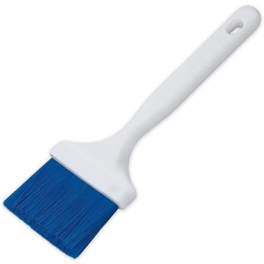 SPARTA Meteor Basting Brush, Nylon Bristle Pastry Brush for Cooking and Baking, 3" Wide, 12 Count, Blue