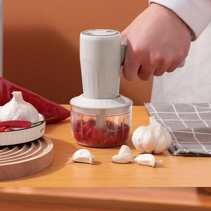 3 Speed Electric Hand Mixer, Whisk Beaters, Portable Whisk Milk Foam Maker, Handheld Electric Mixer with Chopper for Home