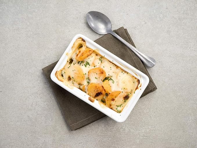Cosy & Trendy rh46635 Pate Terrine with Ceramic Lid, White, 20 x 14.5 x 8.5 cm