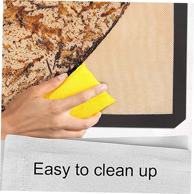 4pcs Silicone Baking Mats Non Stick Heat Resistant Pastry Mats for Oven Use Easy to Clean and Reusable Baking Pads Includes