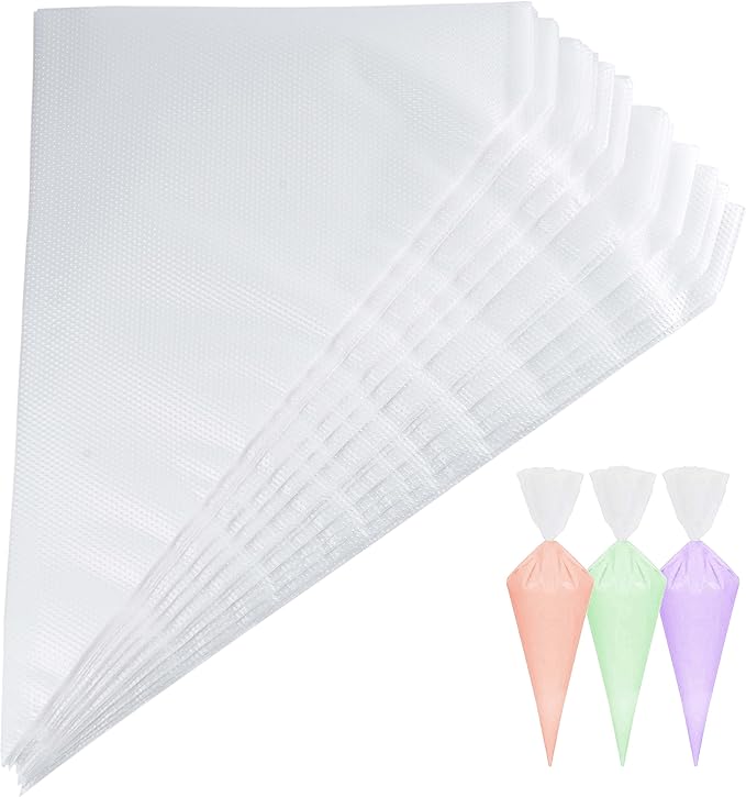 Piping Bags, Pastry Bags 12 Inch 100pcs, Disposable Icing Piping Pastry Bags For Cookie/Cake Decorating Supplies, Anti Burst And Non-Slip Thicken Cake Decorating Bags.