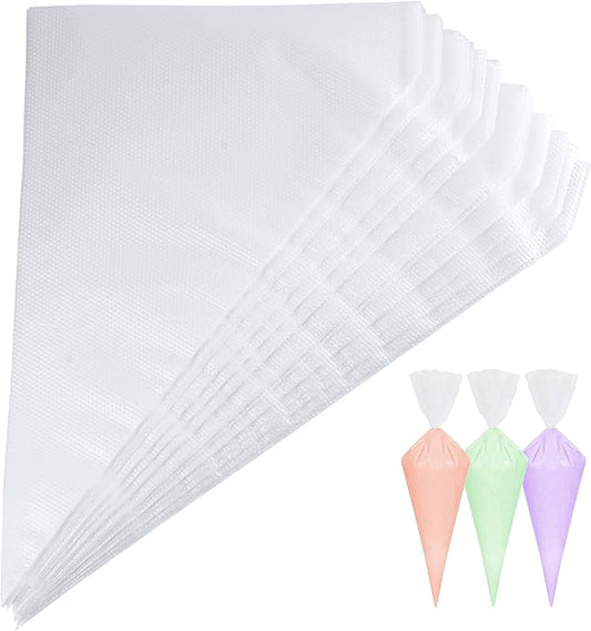 Piping Bags, Pastry Bags 12 Inch 100pcs, Disposable Icing Piping Pastry Bags For Cookie/Cake Decorating Supplies, Anti Burst And Non-Slip Thicken Cake Decorating Bags.
