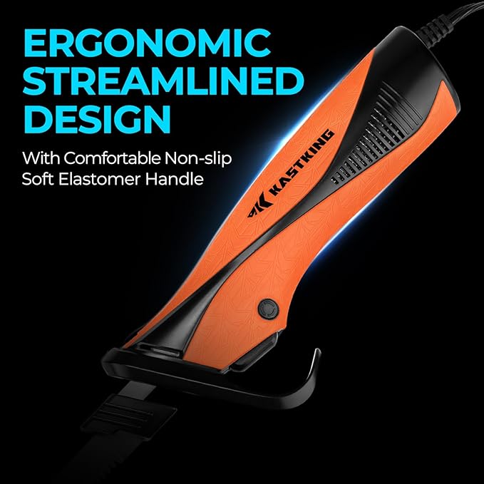 KastKing Speed Demon 110v Electric Fillet Knife, Precision Cut with High Torque Motor, ETL Certified Safety, Balanced Lightweight Handle, 2 Sets of Stainless-steel Blades