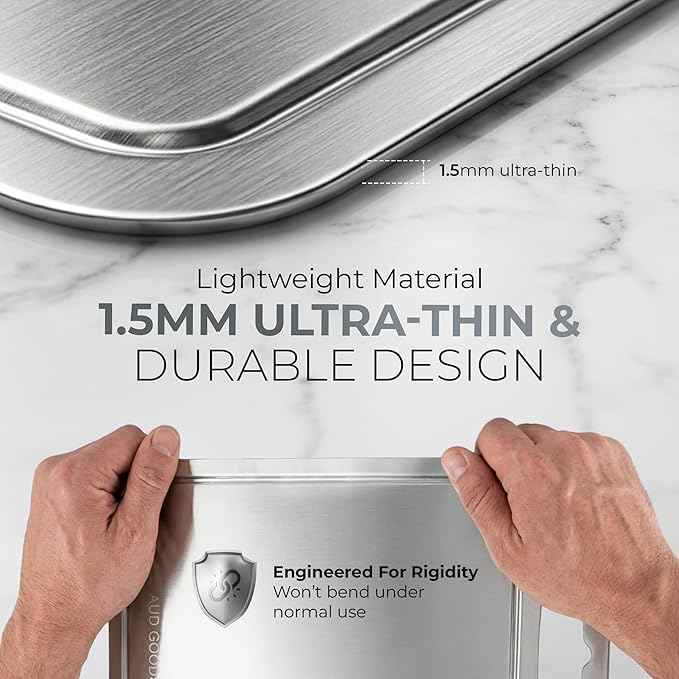 Stainless Steel Cutting Boards For Kitchen - Stainless Steel Cutting Board with Juice Grooves, Double Sided, 3 Pack Sizes, Durable and Clean Chopping Boards for Home or Professional Use