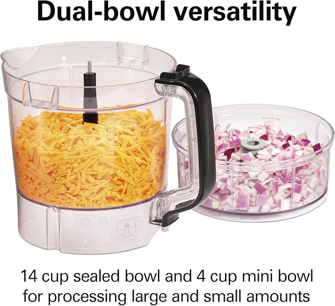Hamilton Beach Stack & Snap Food Processor and Wave Action Blender Bundle