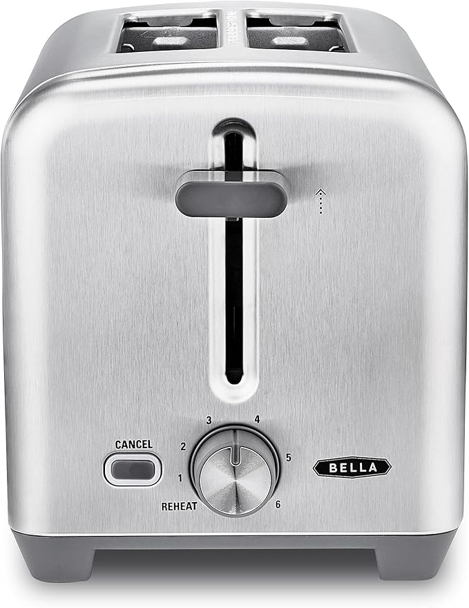 BELLA Electric Griddle (Copper/Black) and 2 Slice Toaster